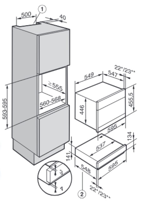 Miele CASSETTO SCALDAVIVANDE EGW5050-14 - immagine 2